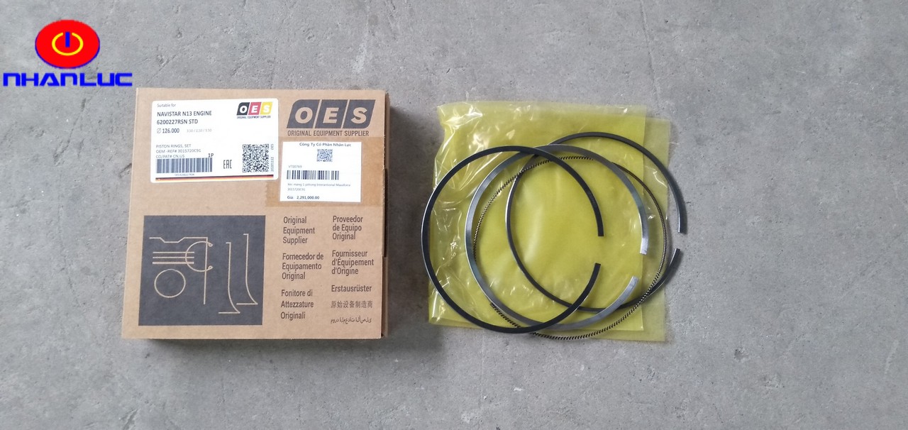 Xéc măng 1 pittong xe đầu kéo Mỹ Hàng chính hãng 100%